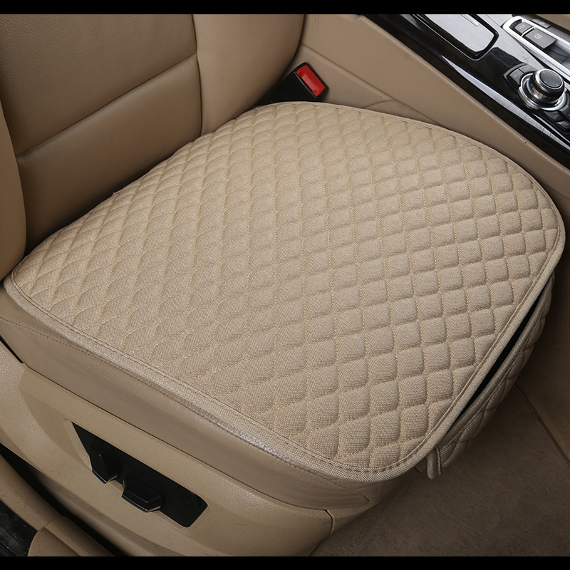 Cojín lavable del asiento de coche cuatro estaciones cojín de asiento de lino universal cojín de asiento de camioneta de tres piezas cojín de asiento individual