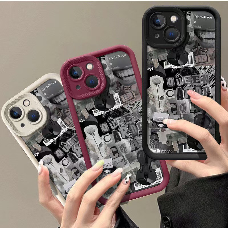 Guitarra inglesa para iPhone 16promax funda para teléfono móvil Apple 15 anti-caída 14 Europa y América 13/12 nuevo x