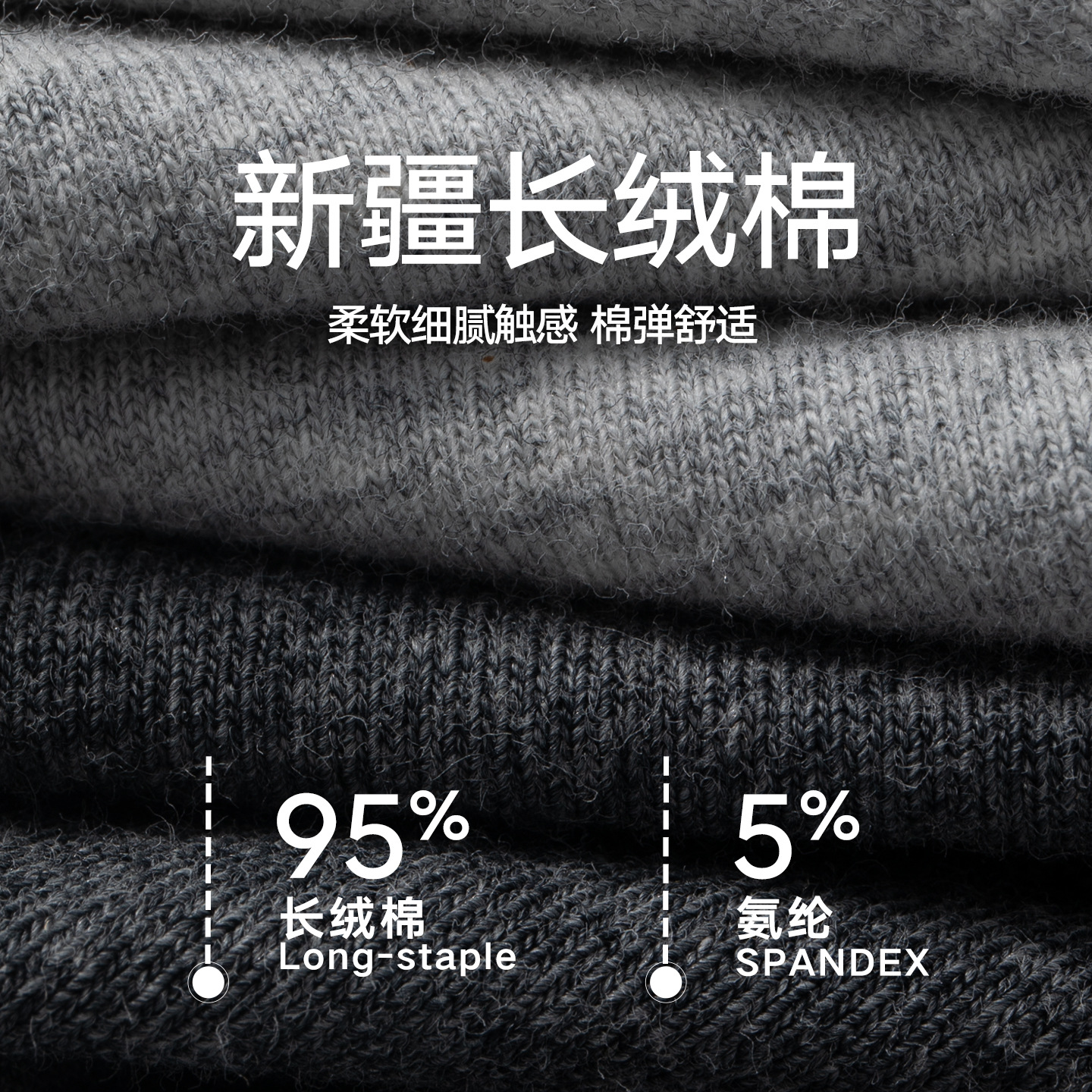 Seven wolves underwear boxer pants graphene antibacterial men's cotton ammonia underwear gray boxer pants men's underwear 4