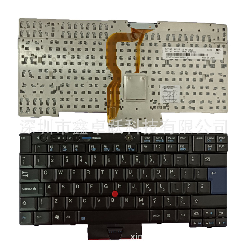 UK for Lenovo T410 T410S T400S T520 T420I X220 T510 W510 keyboard UK for Lenovo T410 T410S T400S T520 T420I X220 T510 W510 keyboard