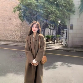 女式毛呢外套;大码毛呢外套