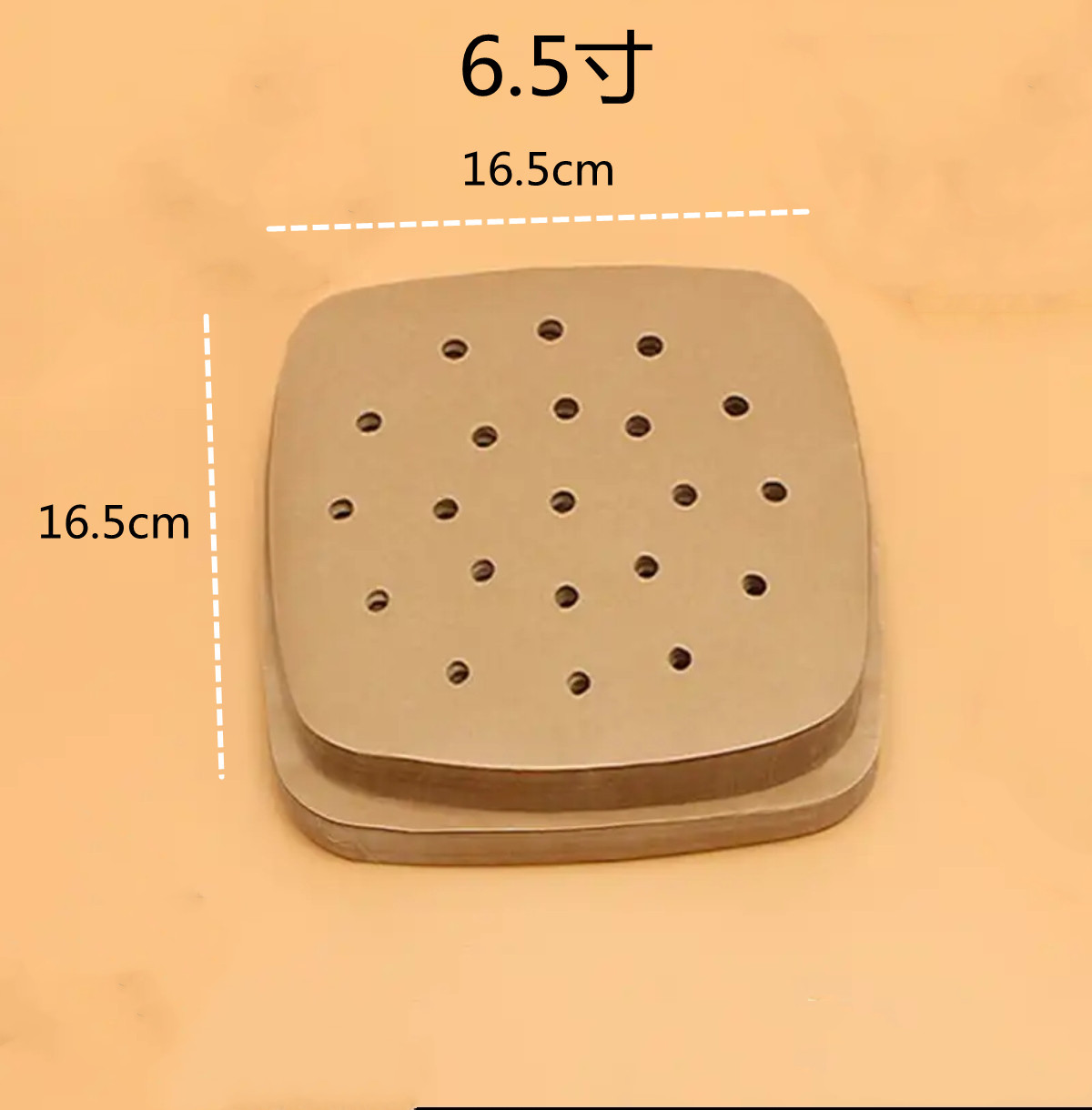 Directo de fábrica freidora aire especial almohadilla de papel cuadrado redondo hogar hornear alta temperatura resistente aceite de silicona de doble cara grado alimenticio
