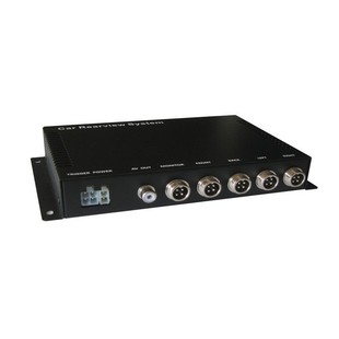 Color Screen Splitter 4-Way Bnc Video Analog Signal Splitter Rack-Mounted with Loop-Through Remote Control