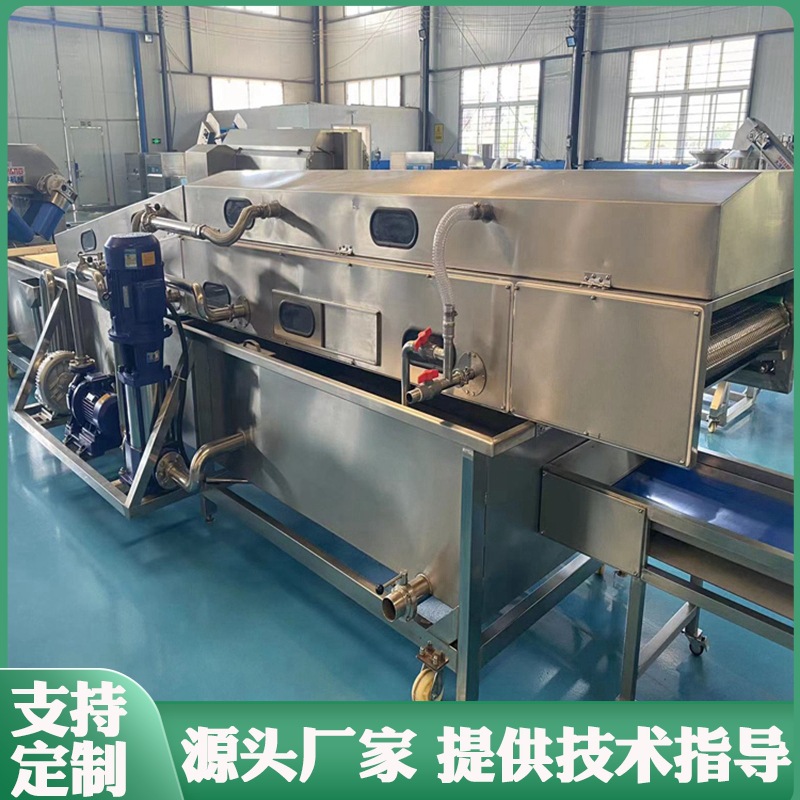 隧道式塑料周转筐清洗机 高压喷淋式去污洗筐机 蛋托不锈钢洗盘机