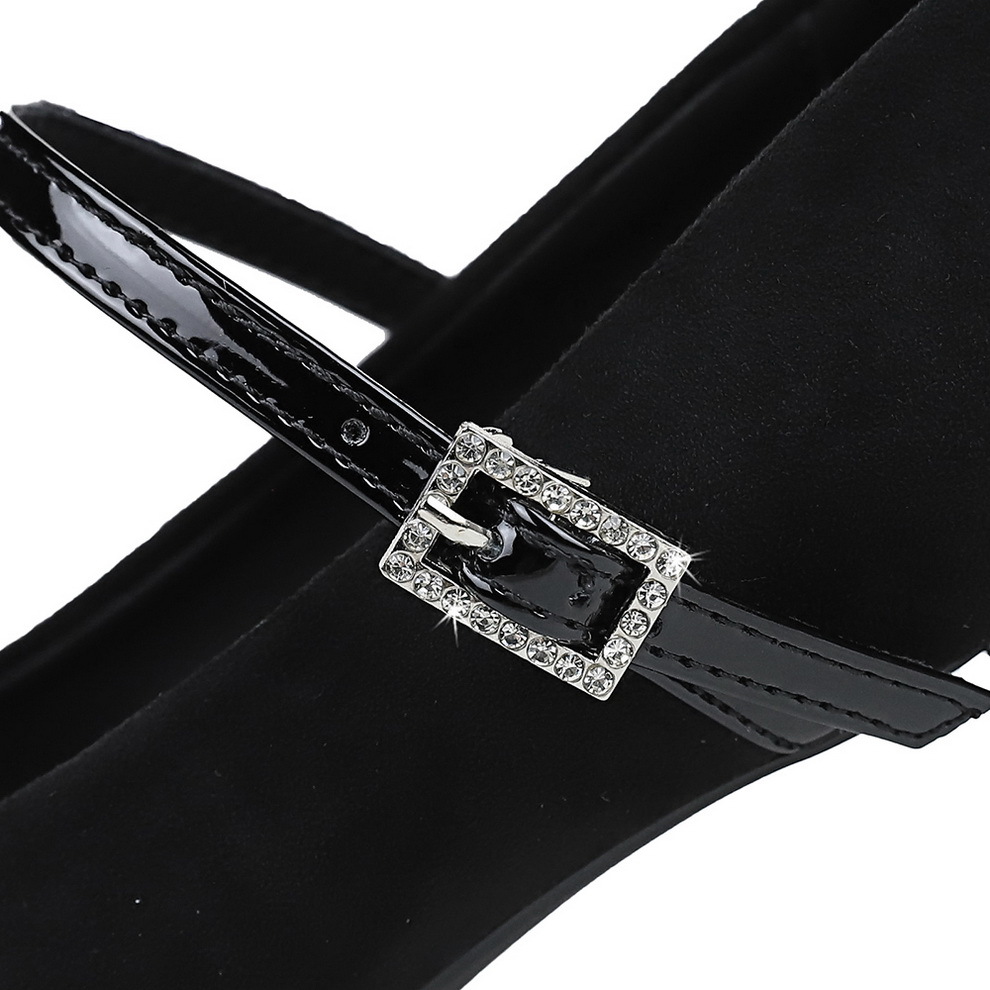 Rhinestone Suede Stiletto Heels For Parties And Evening Events_voghion.com