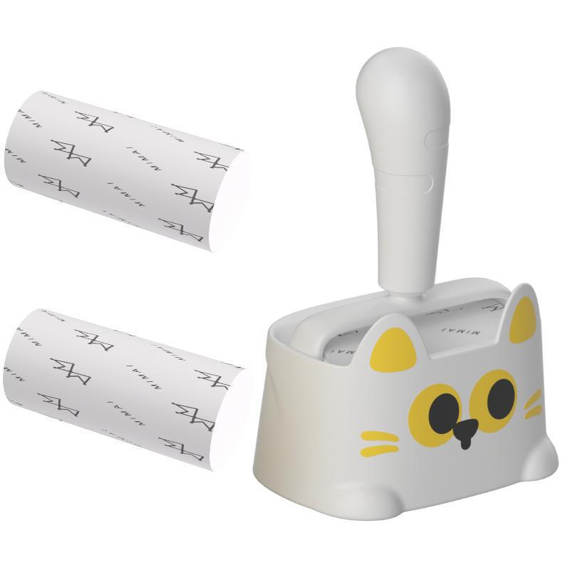 Roller adhesivo de pelo tipo desgarrado reemplazable papel rodante cepillo adhesivo de pelo para eliminar el pelo de gato ropa doméstica de limpieza de pelo artefacto mágico