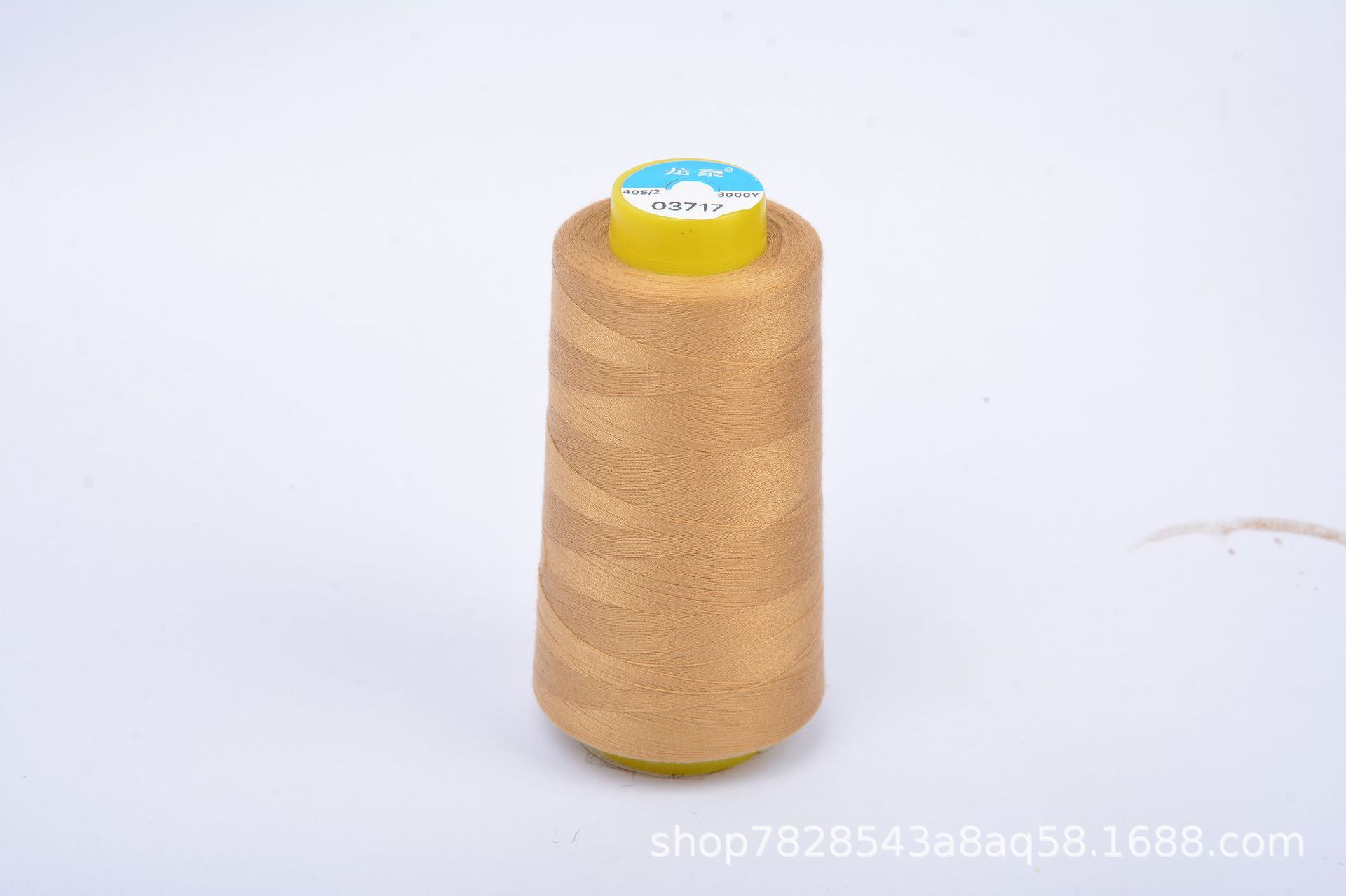 402 Liu Qing 3000 yardas línea de costura serie marrón línea especial de fábrica de ropa línea de máquina de coser de alta velocidad