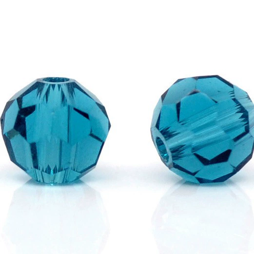 Фабрика с прямым отверстием синий Маленькие отверстия сферические Многослойные хрустальные бусины ручной работы аксессуары для рукоделия оптом