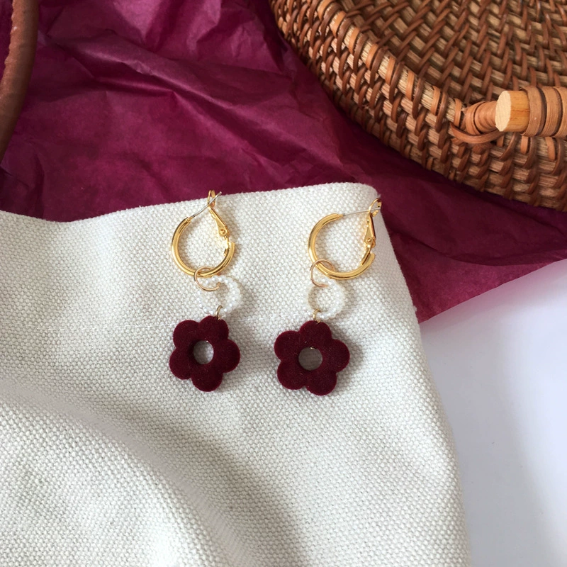 Серьги серебро 925 игла, японско-корейский милый элегантный дизайн, легковесные 0.01 кг