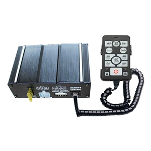 Vehicle-mounted wired remote control alarm 12V car loudspeaker high-power siren speaker main unit high-pitched speaker A3E