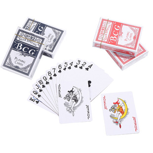 Poker card bulk BCG bee full back wide card card red back blue back 54 pieces of paper Foreign trade poker manufacturer