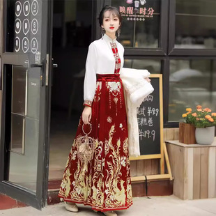 Year of the Dragon birth year Ming Han clothing women's spring 2024 New Daily wearable toast clothing high-end vest dress suit