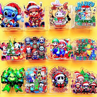Cross-Border Popular Series Pen Holder Stationery Box Acrylic Tk Douyin Pen Box Creative Gift Makeup Holder 10cm