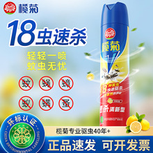 榄菊杀虫剂喷雾柠檬清香速杀灭蟑螂蚂蚁药家用气雾跳蚤驱蚊喷雾剂