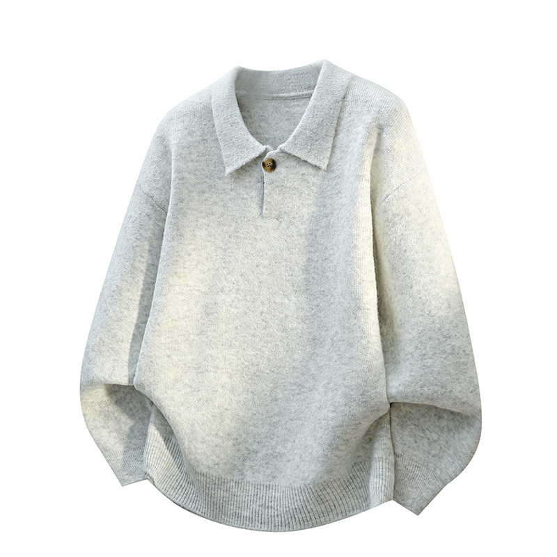 2026年秋季新款男式针织衫运动风格宽松版型罗纹底摆透气腈纶面料，男装针织衫/毛衣，星座614