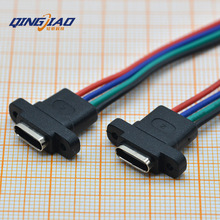 typec��ˮ����ĸ��4о�������ĸ�^USB��ˮ�B�����A���늽ӿ�