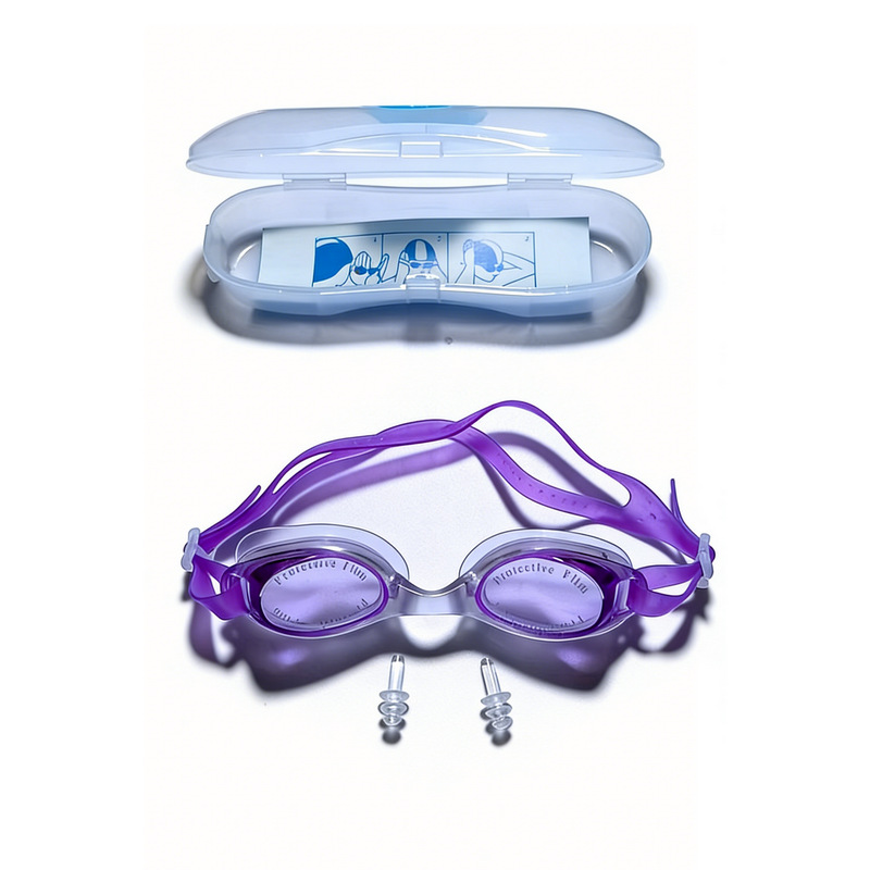 Gafas de Natación Deportivas para Adulto YH-009 de Silicona y PC, Antivaho e Impermeables con Estuche image 4