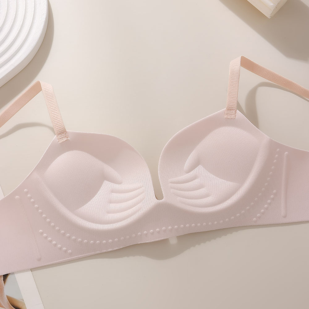 Venta directa de fábrica comercio electrónico transfronterizo Sudeste de Asia Vietnam Tailandia damas sin costuras sujetador de recogida lateral cómodo