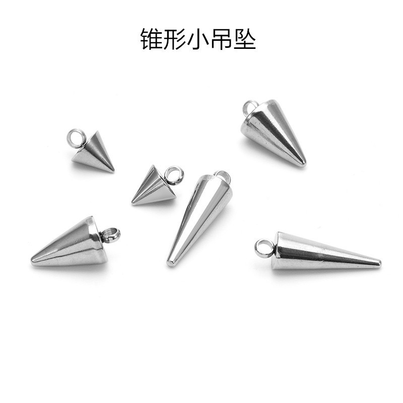 工場直販ステンレス鋼円錐形ドロップ型ペンダント装飾ペンダントペンダント手作り DIY ジュエリーアクセサリー在庫あり|undefined