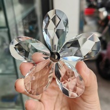 水晶灯配件水晶9k水晶花家居装饰品花朵水晶挂件水晶吊灯配件