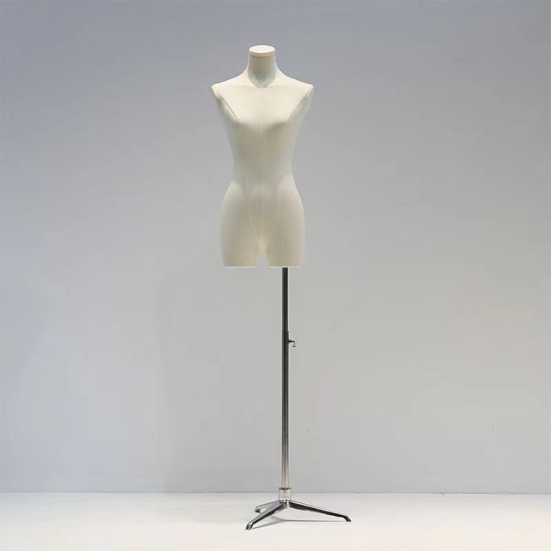 Modelo clavícula pequeña prop de pecho tienda de ropa modelo estante de exhibición de hombro plano ventana de ropa de mujer muestra busto modelo