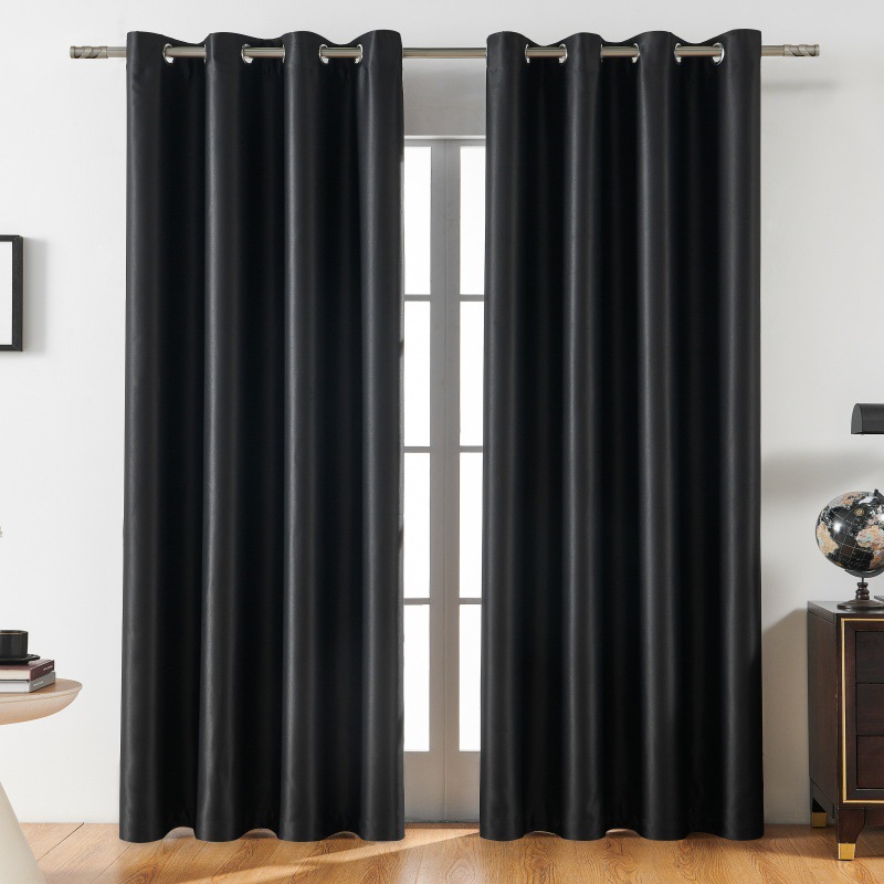 Comercio exterior transfronterizo cortinas sólidas dormitorio balcón tela opaca sombreante cortinas cortinas cortinas Amazon