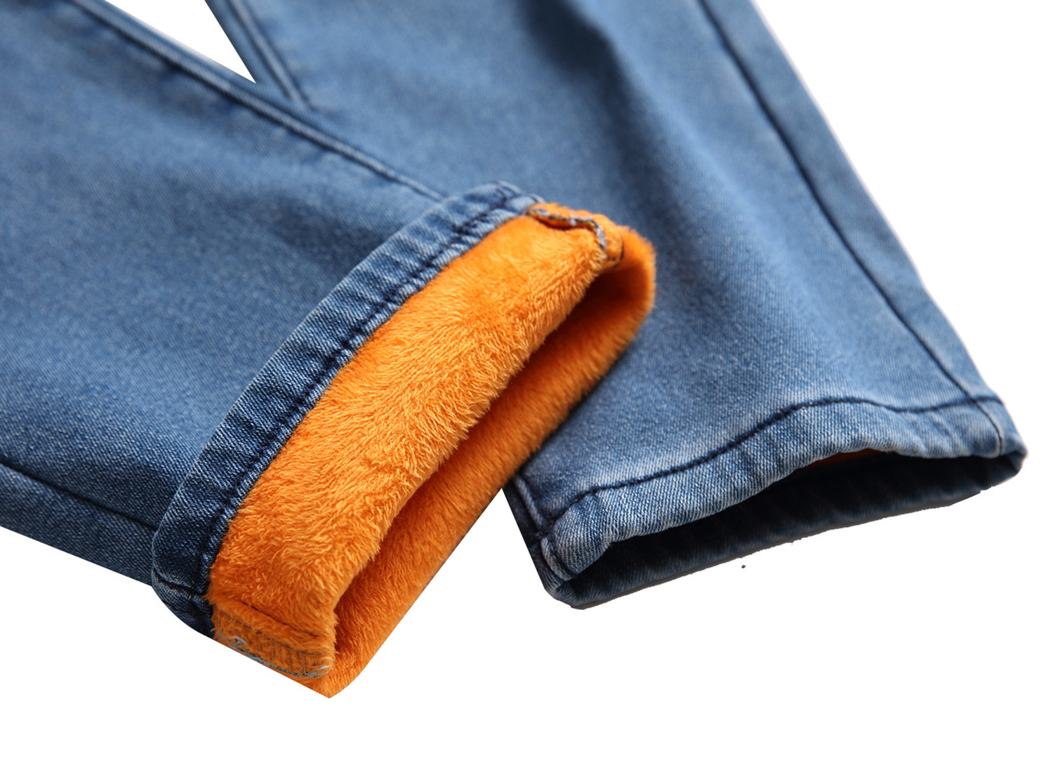 Herren Winter Plüsch Jeans, personalisierte Wärme, Herren dicke Denim Jeans_voghion.com