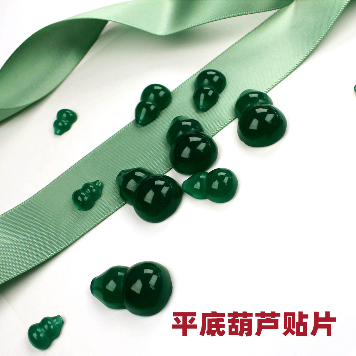 geometric glass green accessory
