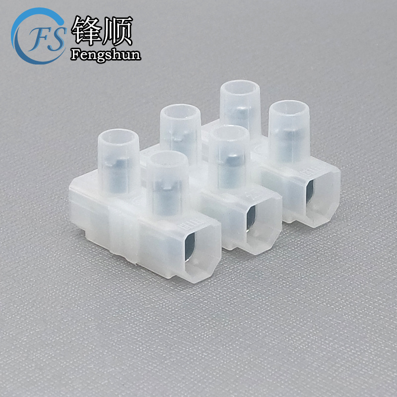 三位贯通式快速接线端子排 T10-03S大电流LED照明灯具电源连接器