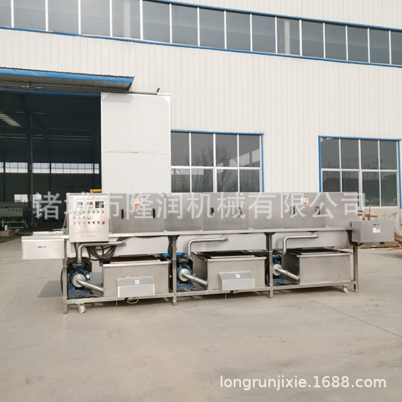 厂家供货全自动周转筐清洗机 商用食品厂物料筐托盘高压喷淋清洗