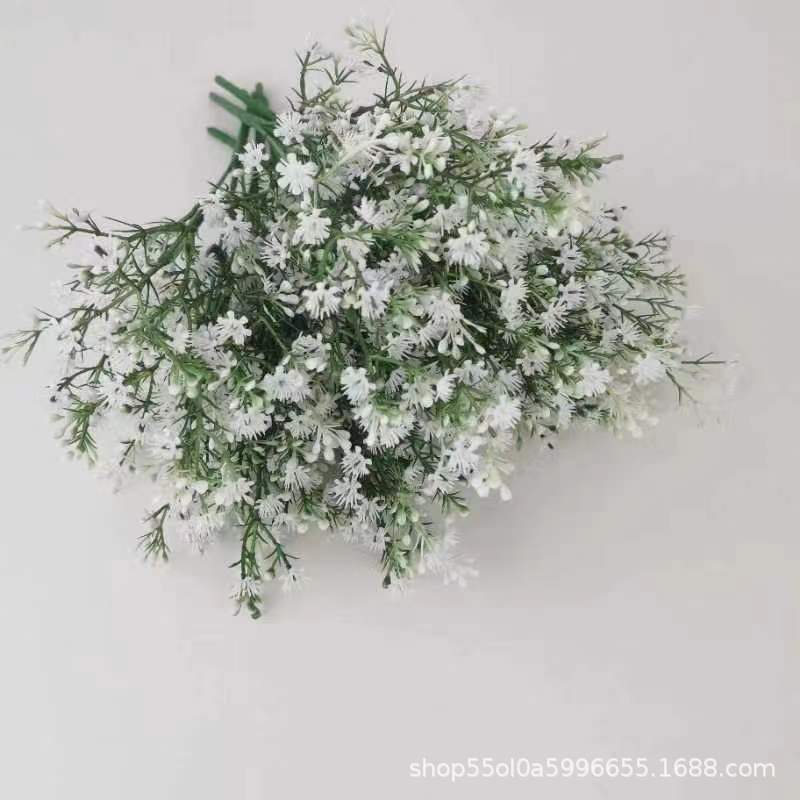 Simulación de decoraciones de bodas de la estrella del cielo, buquete de pegamento suave, sensación de simulación de flores falsas de la estrella del cielo al por mayor