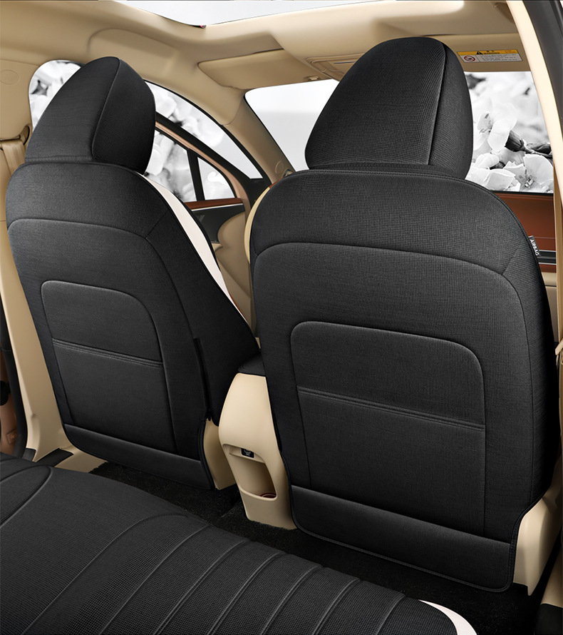 Four Seasons Universal Euler Good Cat Special Linen Car Seat Cover Full Cushion Cute Cartoon Women Cushion Cover