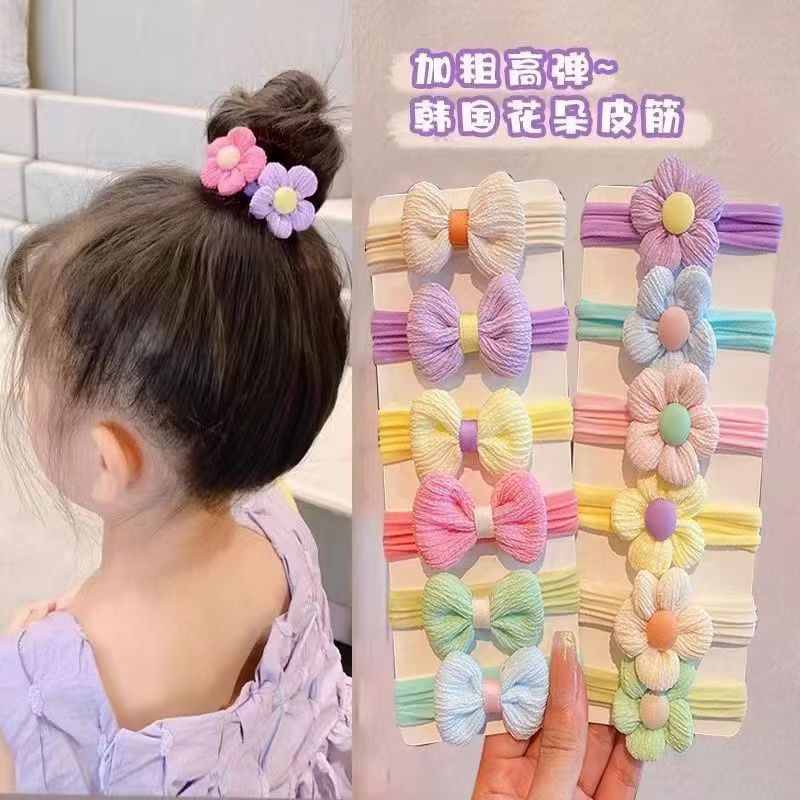 毛巾圈儿童发绳不伤发扎头绳女童橡皮筋发圈头饰小女孩扎马尾可爱|undefined