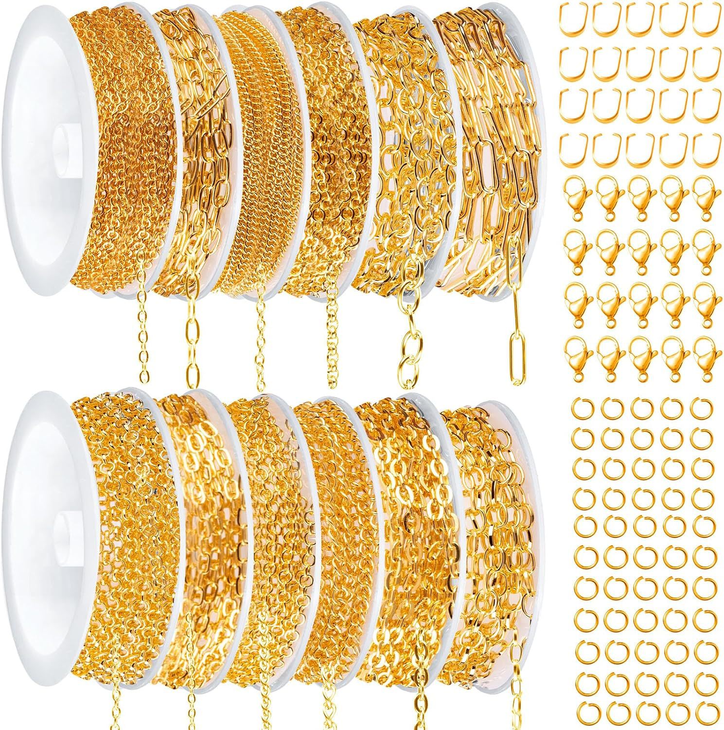 380g Weight 1 Set 3*5MM 6*8mm 7 * 12mm Iron Jewelry Accessories