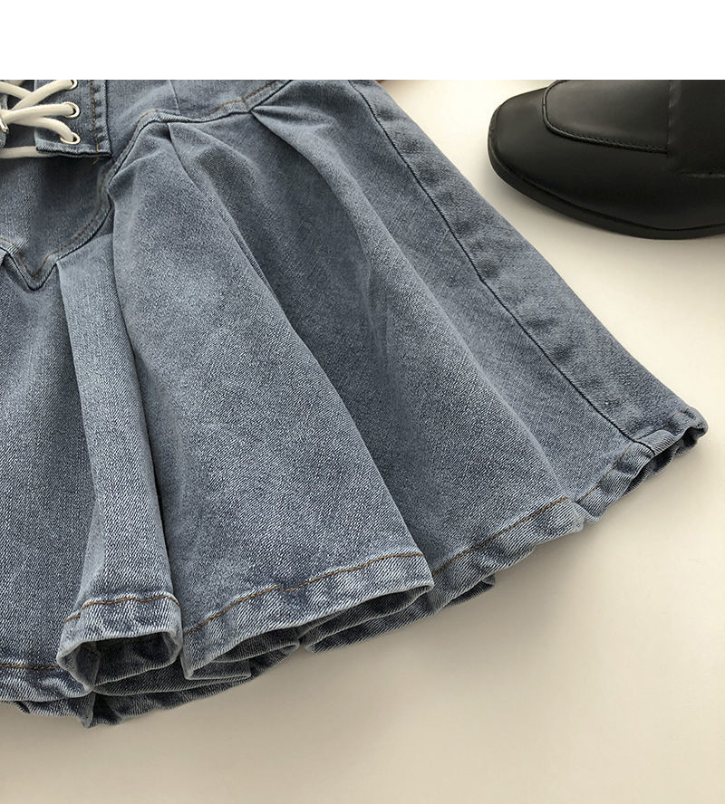 Summer Simple Style Solid Color Cotton Above Knee Skirts display picture 4