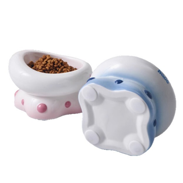 【支持改标】陶瓷猫碗猫食盆保护颈椎猫咪碗狗水碗狗狗饭碗粮碗宠|undefined