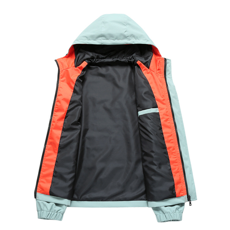 2024 color sólido primavera y otoño ocio nuevo deportivo chaqueta al aire libre abrigo cardigan abrigo hombre