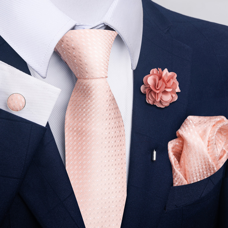 135g Weight Square Scarf, Cufflinks, Tie Classification Polyester Yarn Material Geometric, Stripe, Cashew Nuts Pattern All Seasons Season Men's Gender Commute Style Commute Geometric Stripe Cashew Nuts Polyester Yarn Men's Square Scarf Cufflinks Tie 73