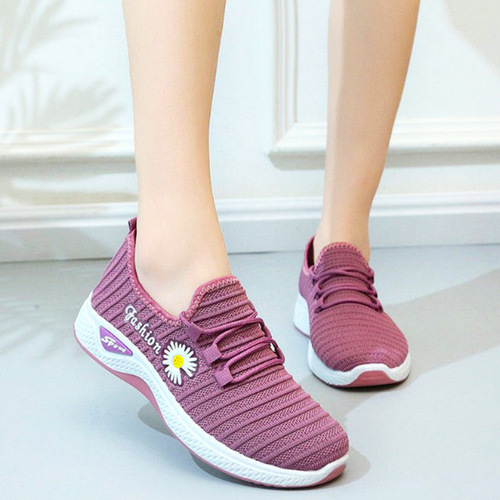 Women's Lightweight Running Shoes, Comfortable Soft Sole Athletic Shoes, Breathable Mesh Sneakers for Women, Casual Single Shoes