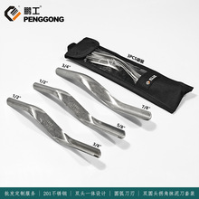 瓷砖地砖砖缝美缝灰刀双头专用压缝勾缝刀 瓷砖抹泥缝隙匠作工具