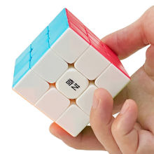 奇艺魔方格勇士S彩色三阶魔方启航W初学入门3阶魔方益智玩具批发