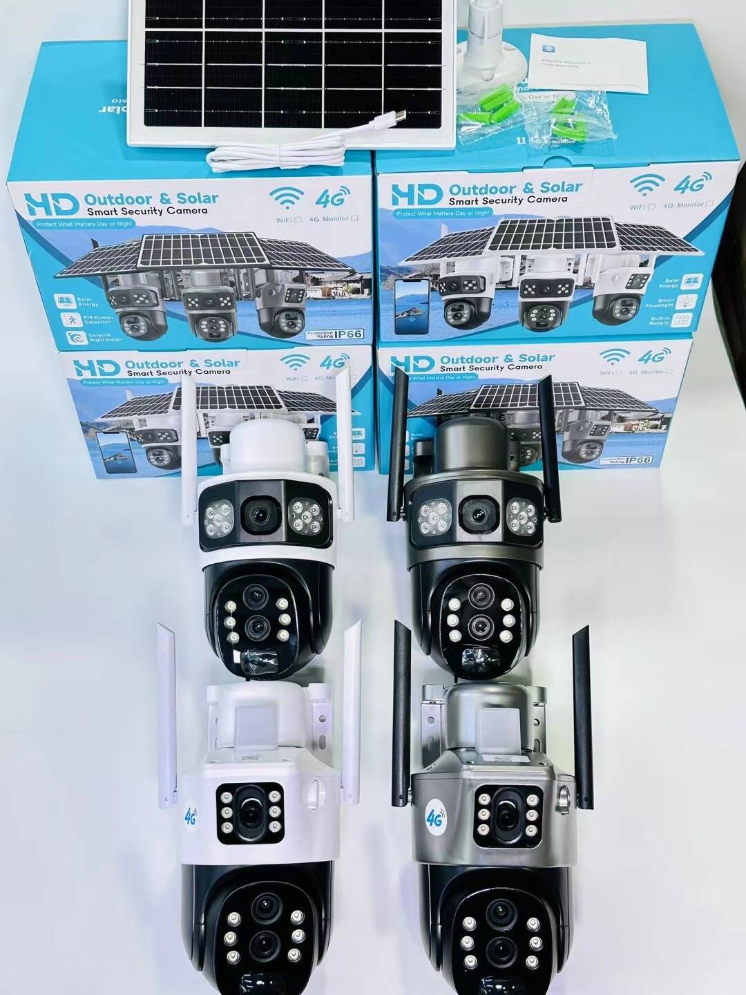 V380太阳能监控器360度手机远程室外夜视全景家用高清10