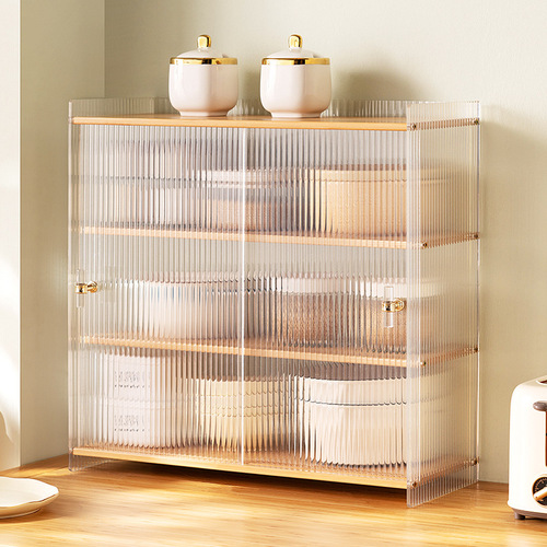 Kitchen racks, spices, dishes, storage racks, microwave ovens, countertop supplies, household multi-layer storage cabinets