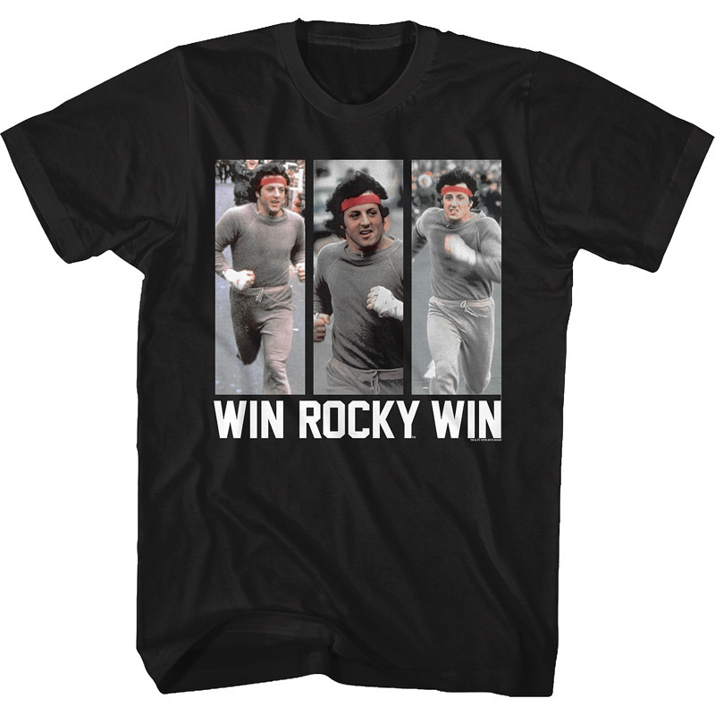 Rocky Mens T-Shirt Rocky Stallone Stallone Boxing Movie Tee