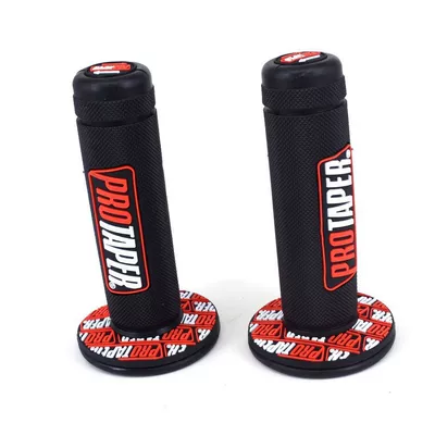 rubber covers CQR Bosuer – Motorcycle Handle Cover - no-specifications-pro-handle-grip-rubber-cover-black-base-red