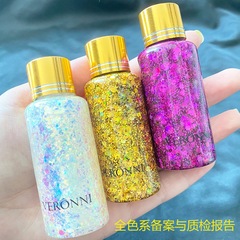 亞馬遜VERONNI 閃片眼影演出舞台夜店妝亮片身體乳粉底液