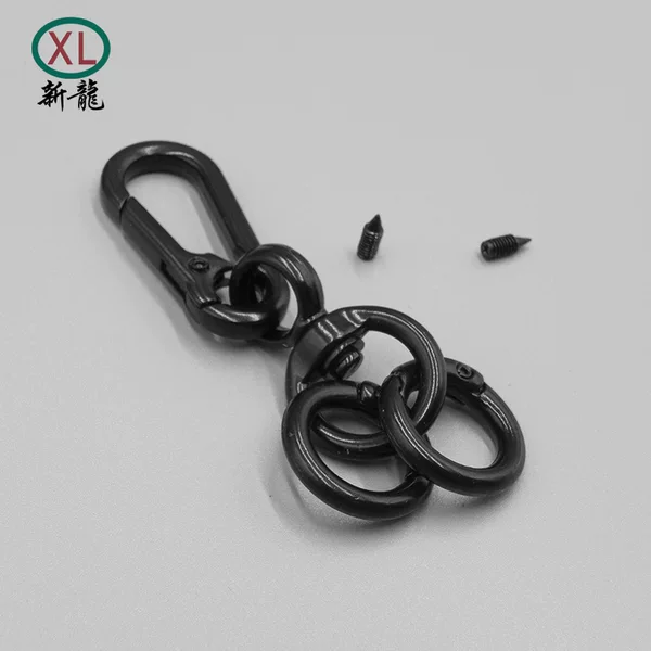 In stock wholesale mobile phone lanyard zinc alloy keychain outdoor rock climbing carabiner bag jewelry accessories hanging buckle