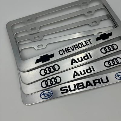 Mirror Aluminum Alloy Universal Model, Metal – License plate holder/license plate holder