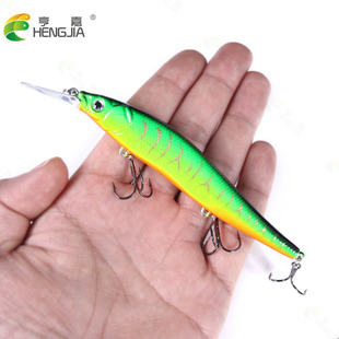 Sea Fishing Long-Range Floating Rice Minnow 13.5cm Bionic Bait Wholesale Noise Lure Minnow Fake Bait Giant Carp