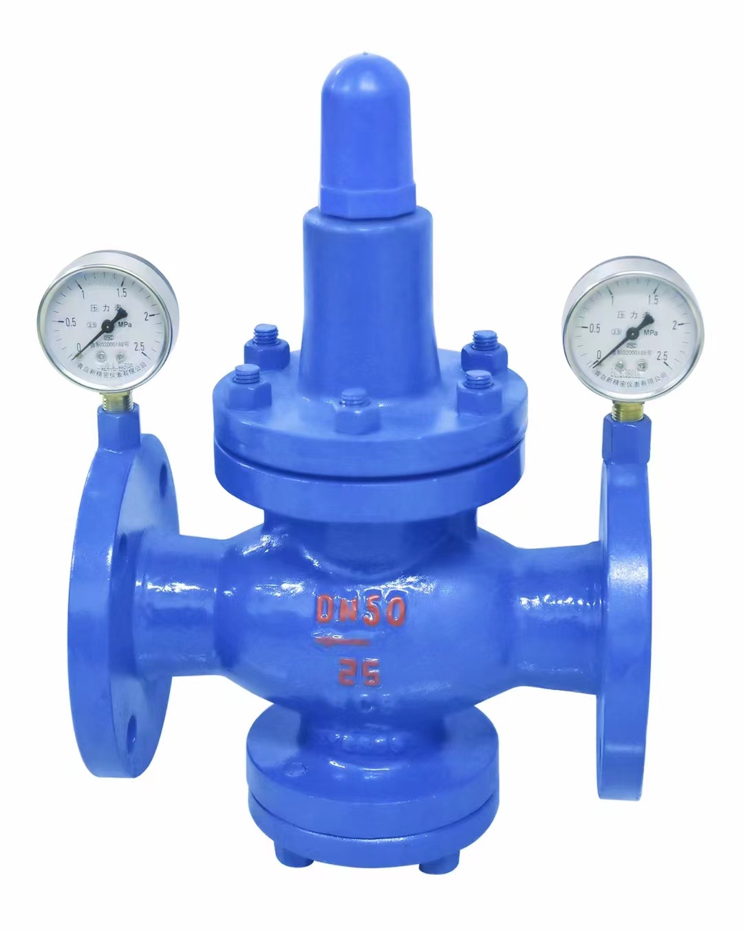 YK43X-16C活塞式压缩空气减压调压阀Dn50法兰空气调压减压阀Dn65